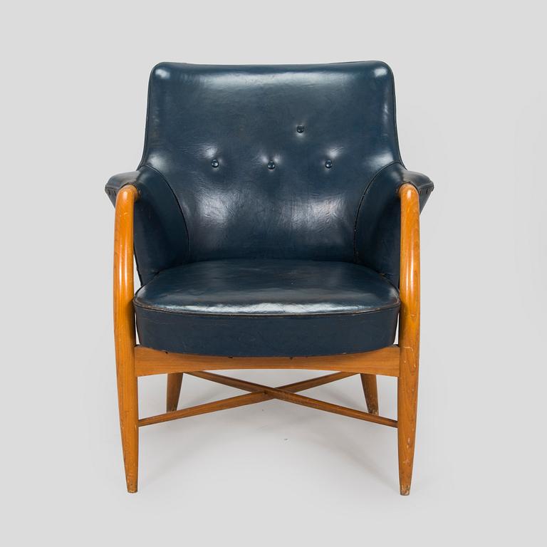Carin Bryggman, armchair, manufacturer Kirjopuu 1950s.