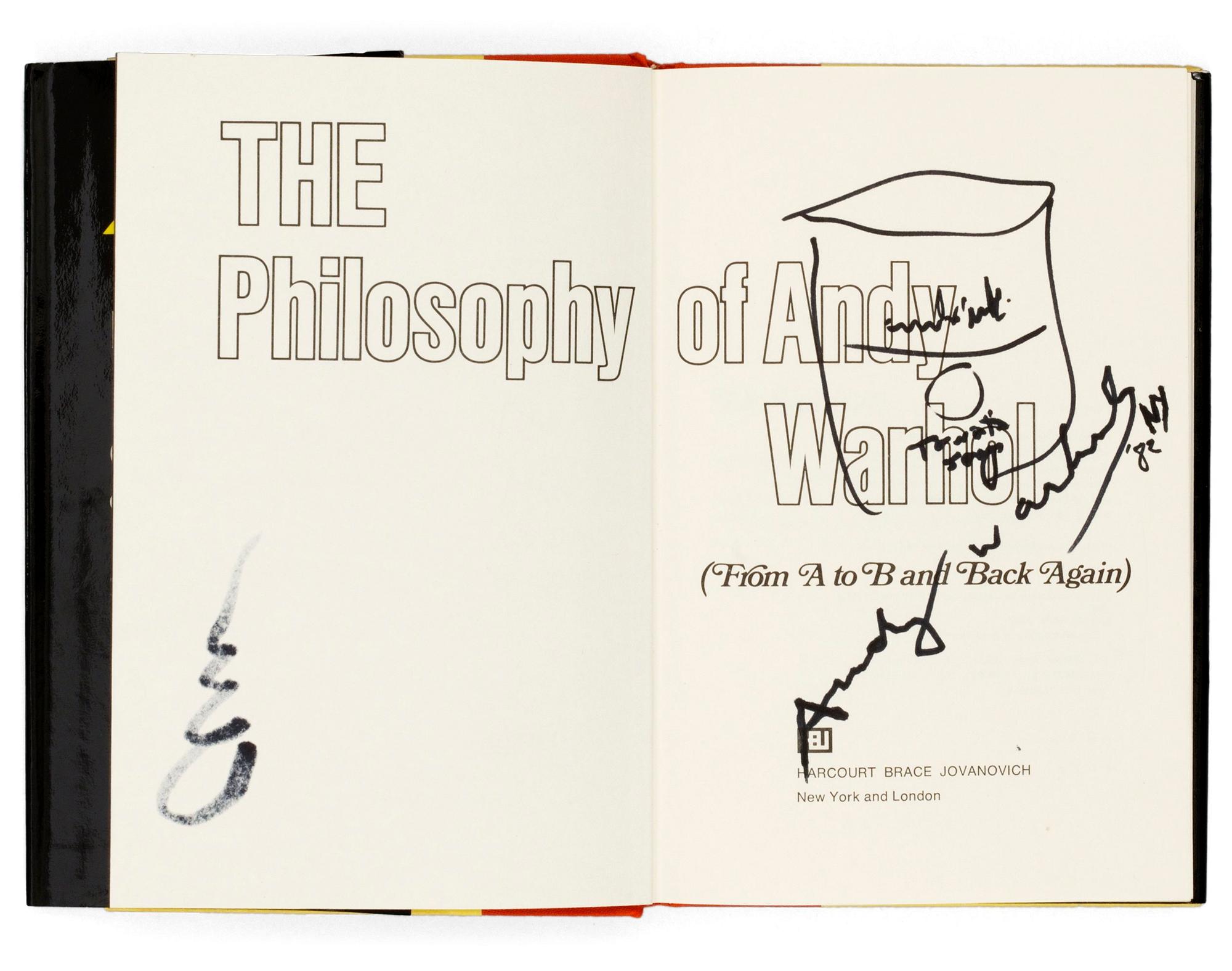 Andy Warhol, "The Philosophy Of Andy Warhol (From A To B & Back Again)".