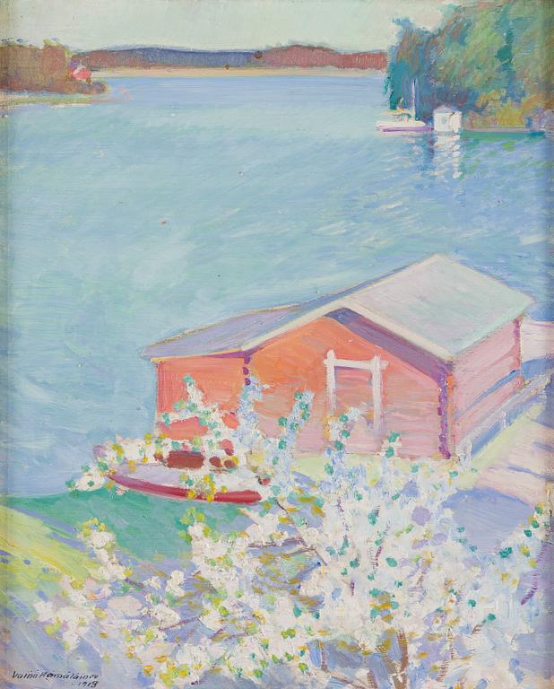 Väinö Hämäläinen, The Apple Tree by the Boathouse.