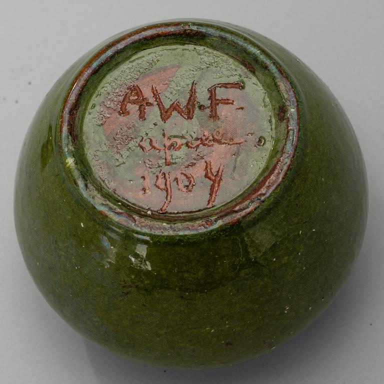 A JAR, A.W.Finch, signed and dated 1904.