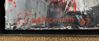 Sari Haapaniemi, oil on canvas, signed and dated -07.