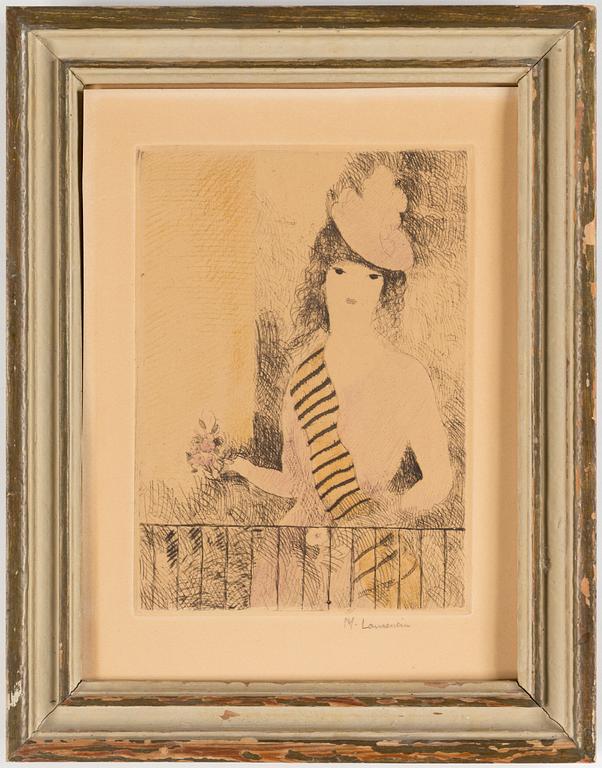 MARIE LAURENCIN, etching, signed.