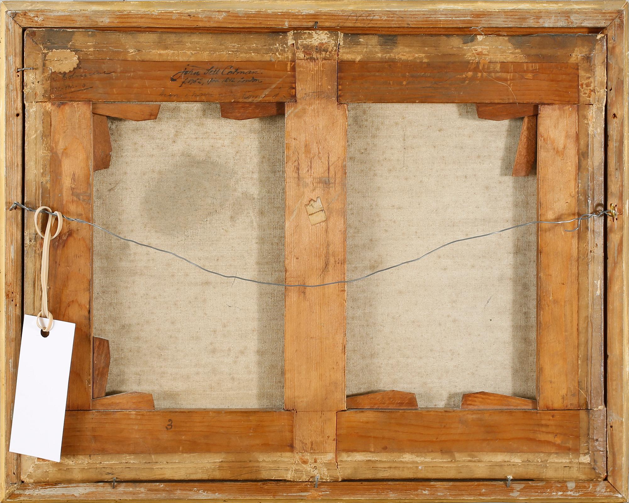 JOHN SELL COTMAN, attributed to, oil on panel, signed.