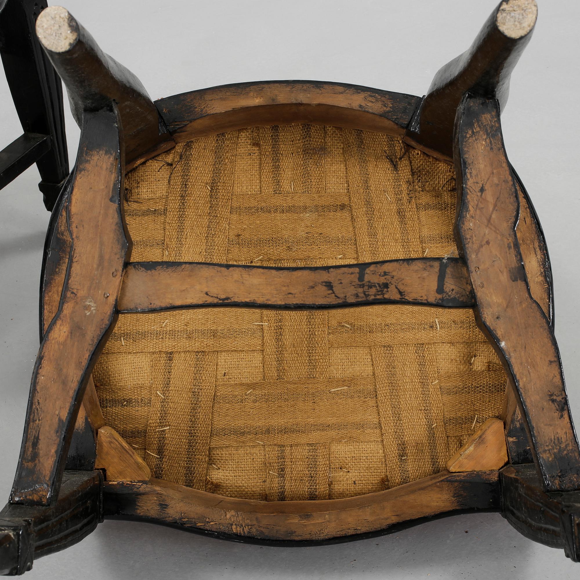 STOLAR, ett par, gustavianska, troligen Norge, 1800-talets början.