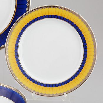 A Sigvard Bernadotte  service, Millenium design, 2000. (175 porcelain pieces and 96 cutlery pieces).