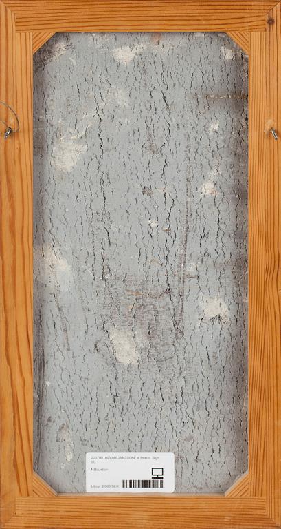 ALVAR JANSSON, al fresco. Sign.