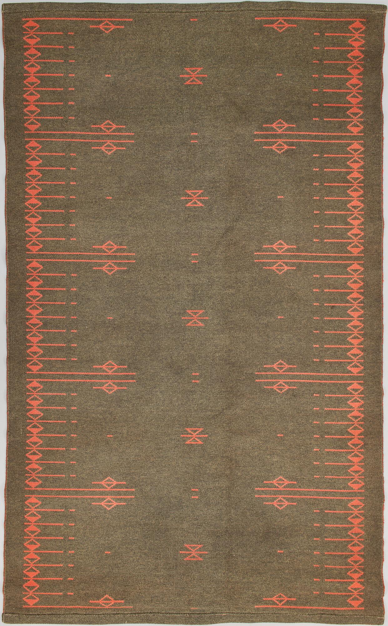 Aappo Härkönen, hårgarnsmatta, Mattokutomo, Finland, 1950/60-tal, ca 242x149 cm.