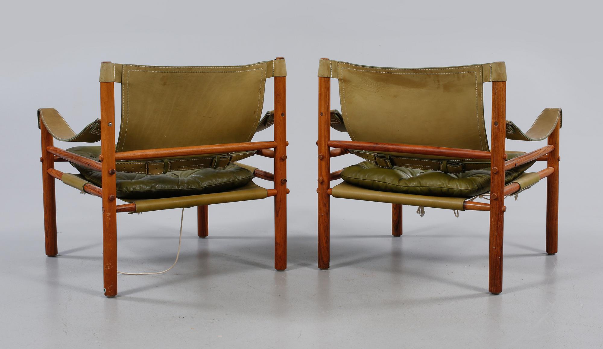 KARMSTOLAR, ett par, "Sirocco", Arne Norell, Norell Möbel AB, 1960/1970-tal.