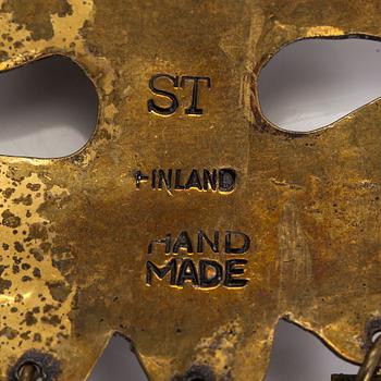 Seppo Tamminen, necklace and bracelet, bronze.