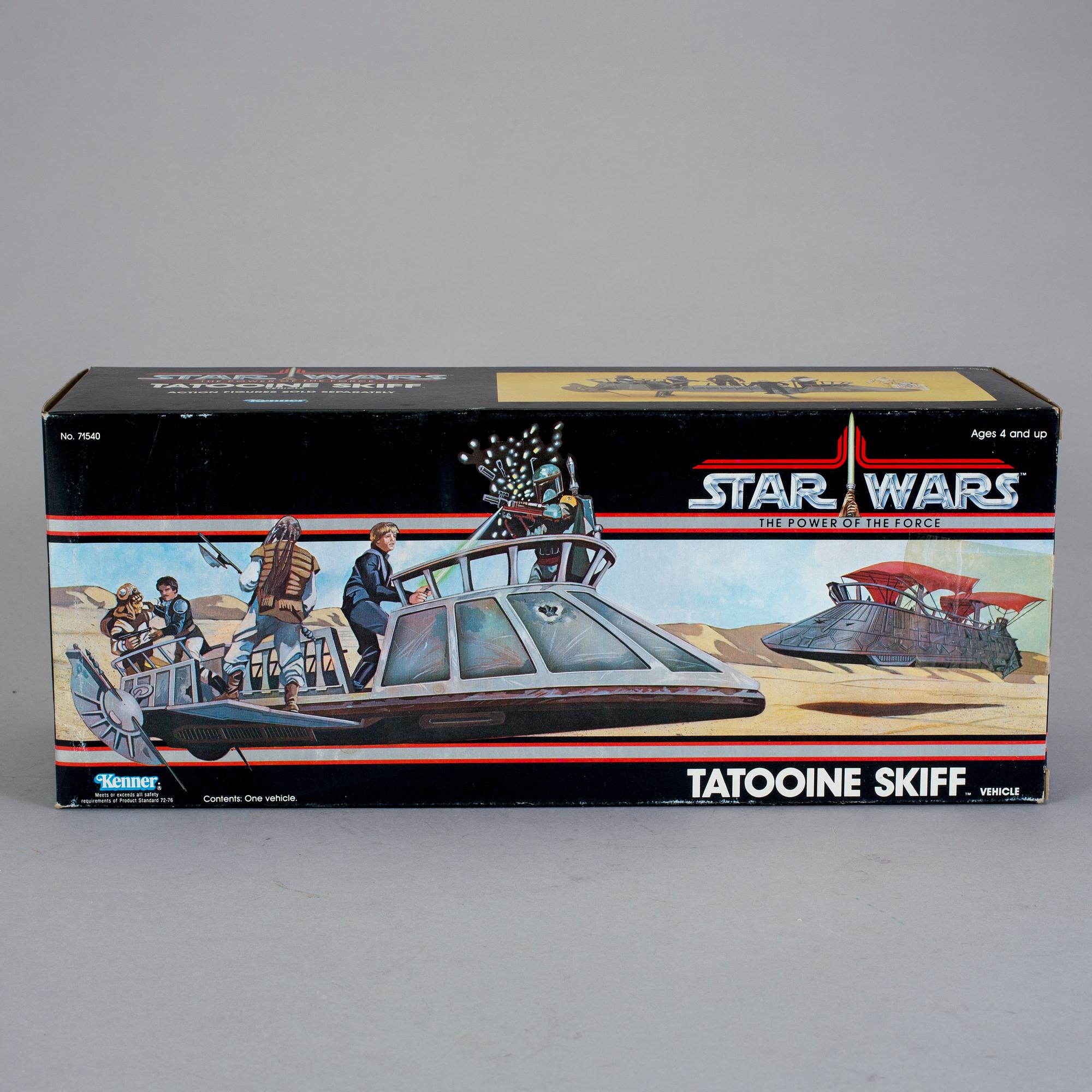 STAR WARS, Tatooine Skiff i oöppnad kartong, Kenner, 1984.