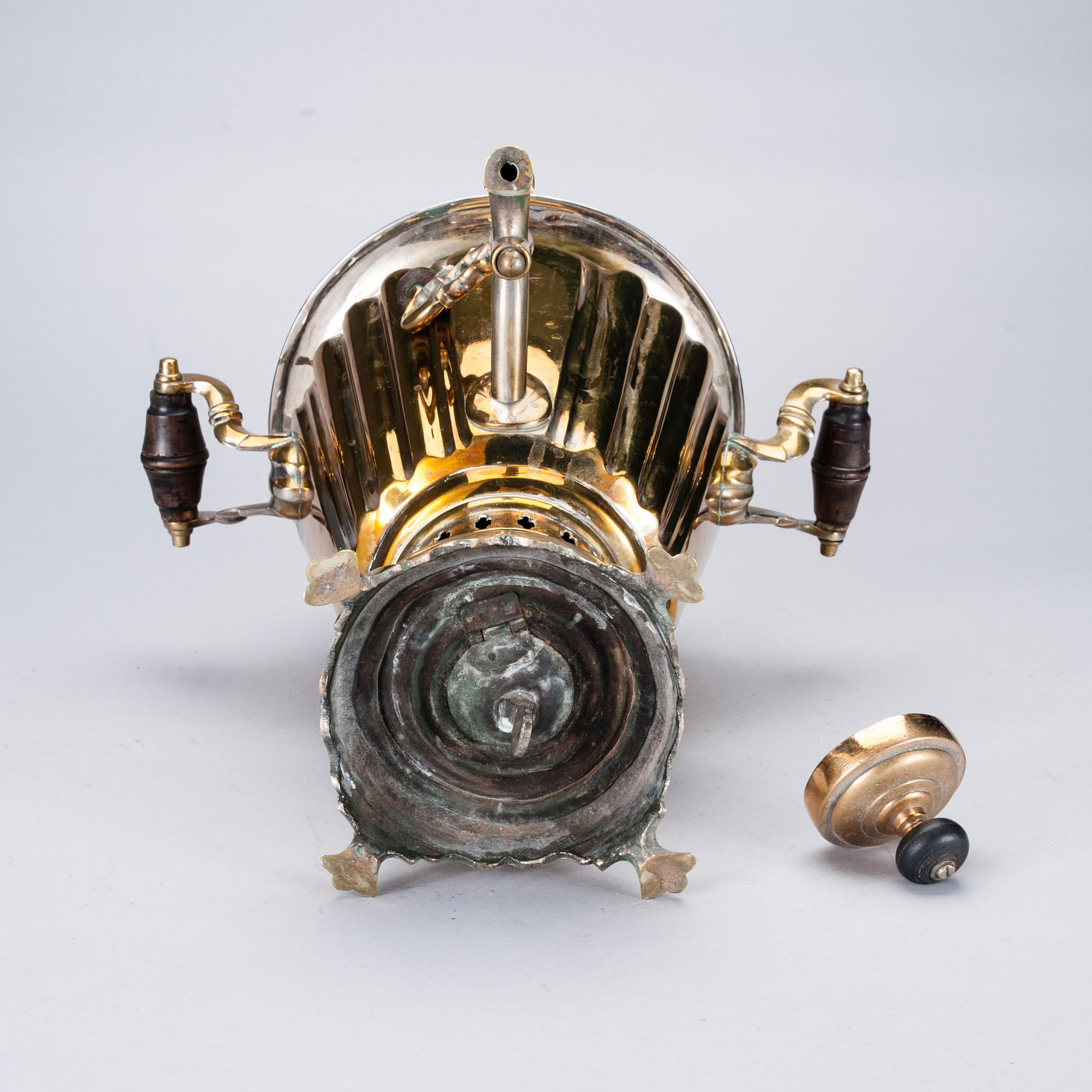 SAMOVAR, mässing, Ryssland 1800-talets senare hälft.