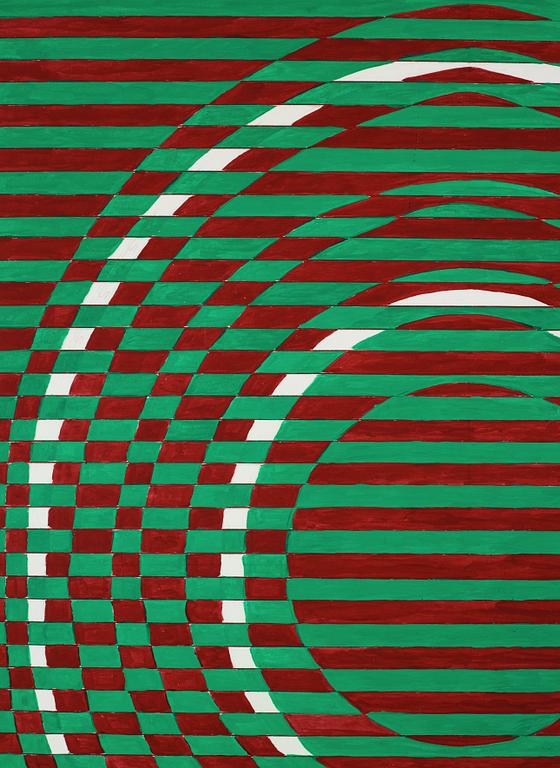 INGER EKDAHL, gouache på papper, signerad.