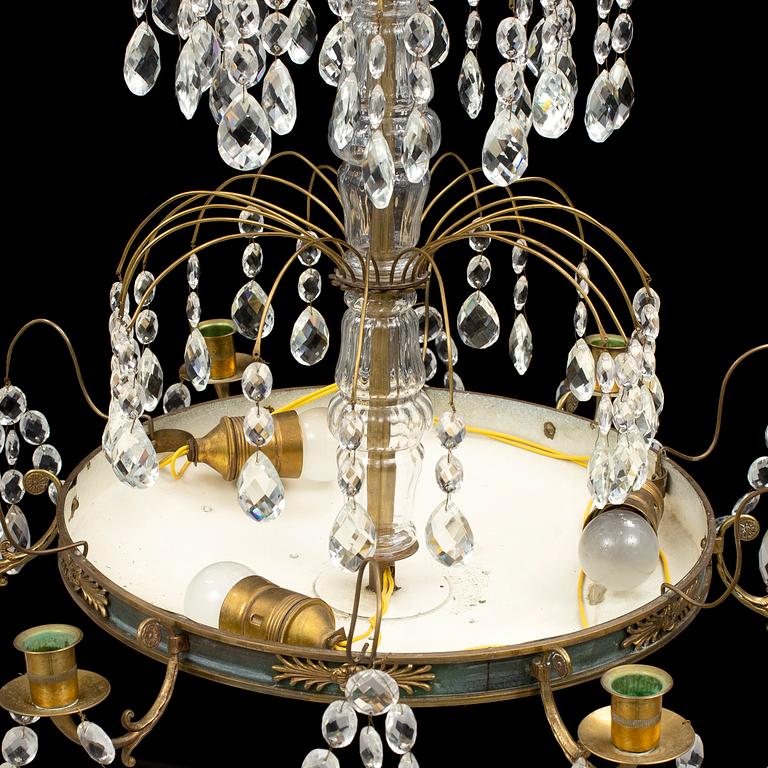 A first half of the 20th century Empire style chandelier.