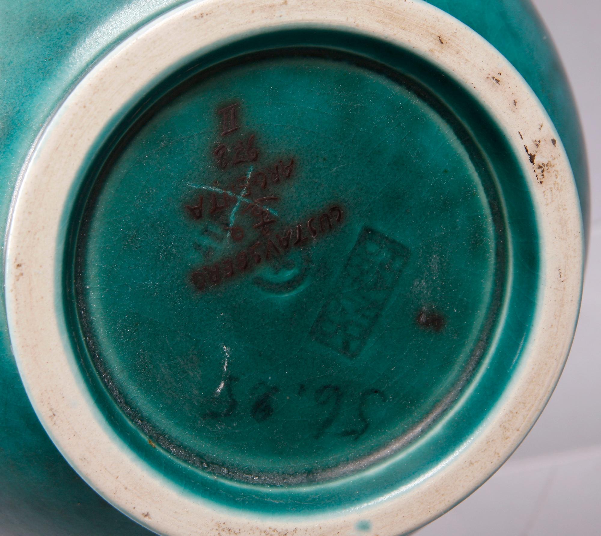 VAS, stengods, "Argenta", Wilhelm Kåge, Gustavsberg.