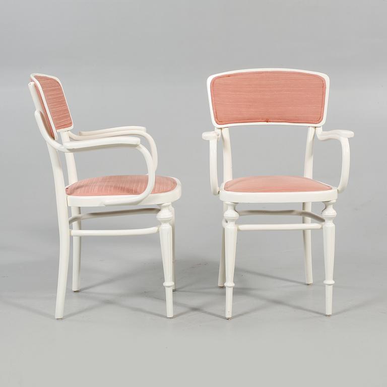 KARMSTOLAR, ett par, Thonet, omkring sekelskiftet 1900.