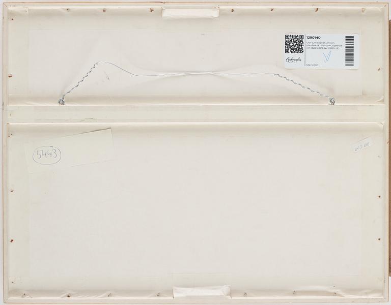 Olav Christopher Jenssen,  mixed media on paper, signed and dated 23.mars 1989.