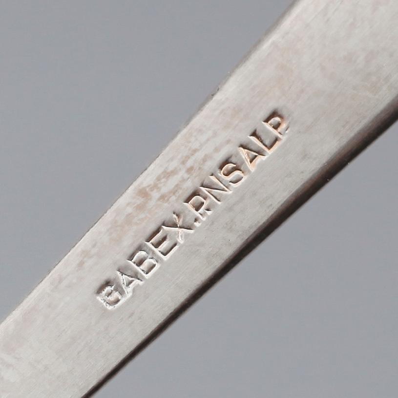 BESTICK, nysilver, "Operett", GAB, 1900-talets andra hälft.