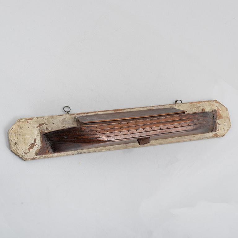 A boat model, first half of the 20th century.