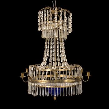 a chandelier from the first half of the 20th century.
