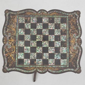 A folding table, second half of the 19th Century.