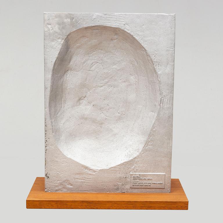 ANN WOLFF, sculpture, 'Aluna', aluminum, Byarums Bruk. Signed and numbered 23/65.