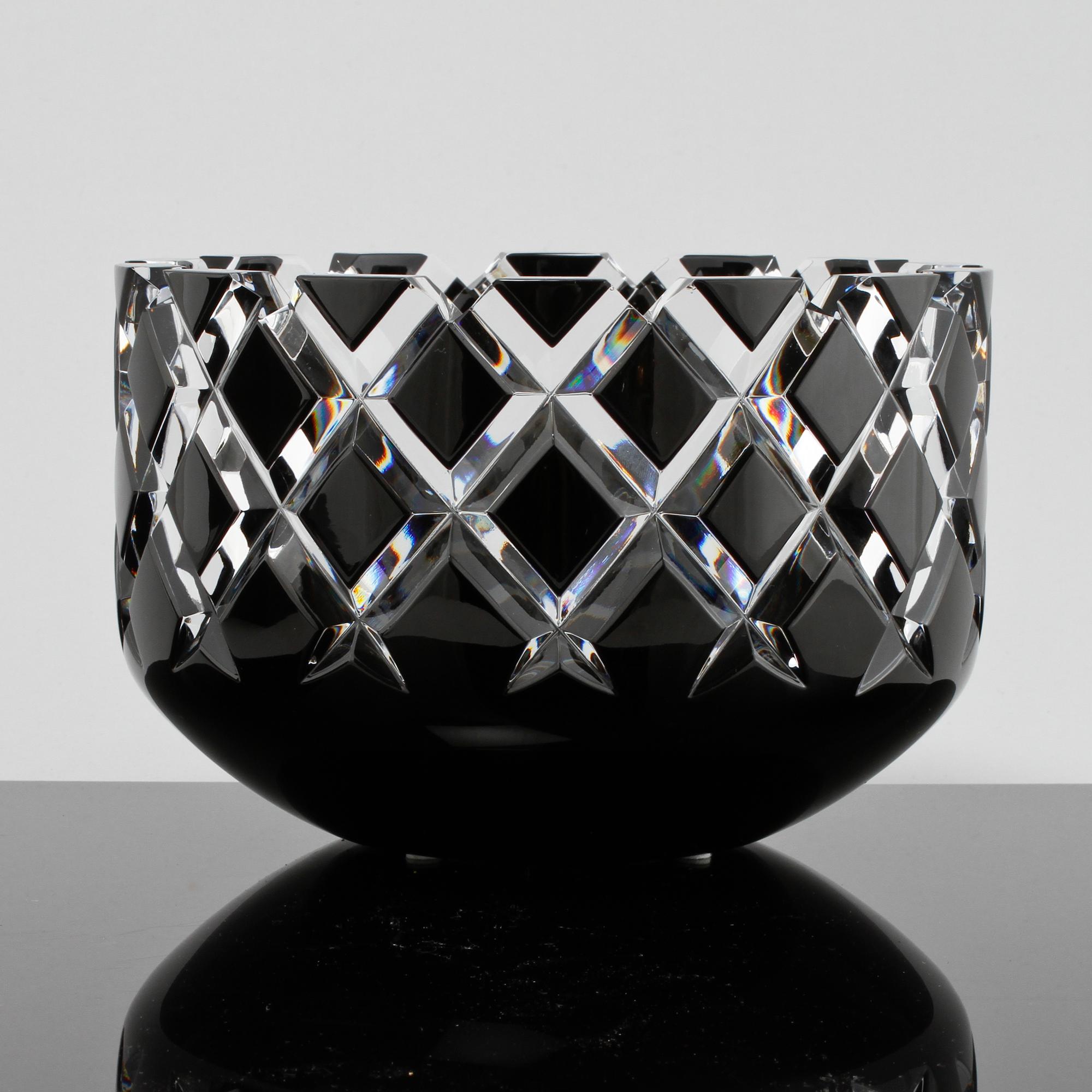 SKÅL, glas, "Sofiero", Gunnar Cyrén, Orrefors, signerad, 1900-talets andra hälft/2000-talets början.