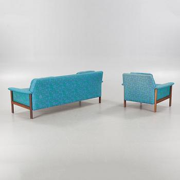 A 1960s "Oklahoma" sofa and armchair by Folke Ohlsson for Dux Möbel AB.