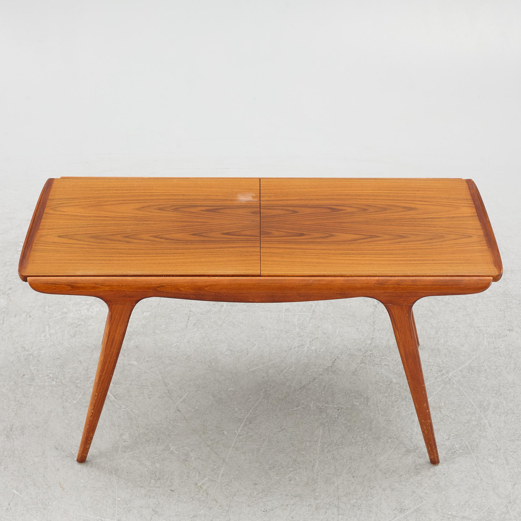 Coffee table, 'Expandette', AB S Ljungqvists Möbelfabrik, Habo, 1950s.