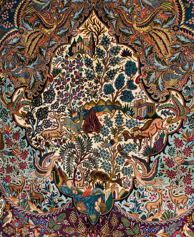 Matto, Kashmar, noin 385 x 300 cm.
