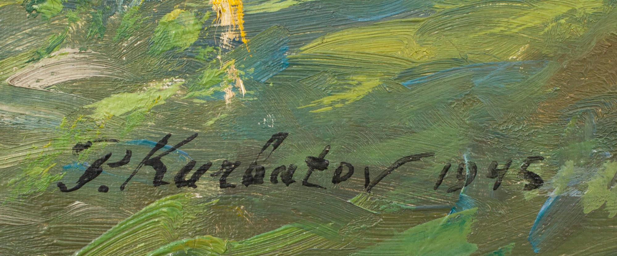 PETER KURBATOV, olja på duk, sign. och dat. 1945.