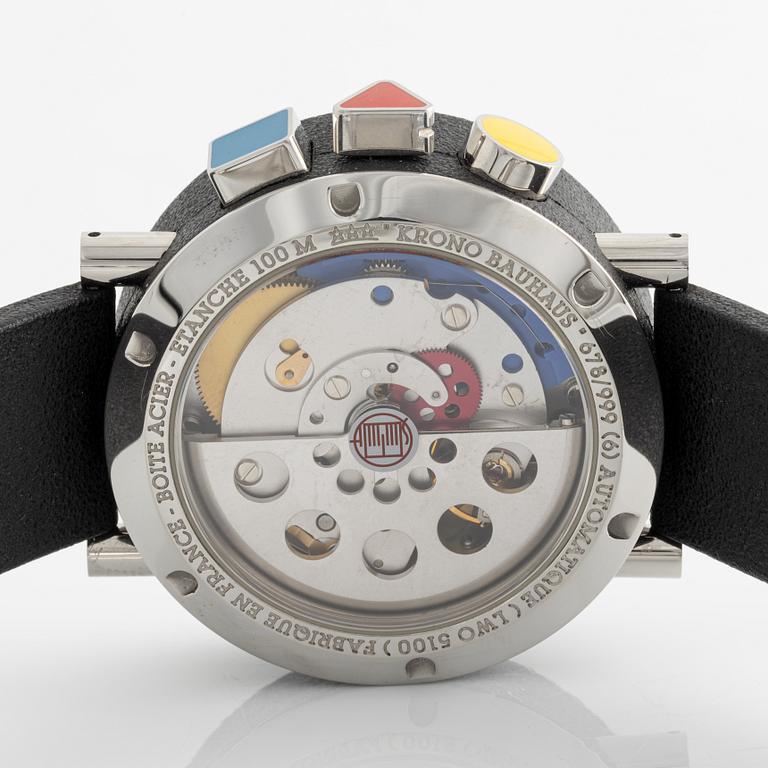 Alain Silberstein, Krono Bauhaus, kronograf, armbandsur, 40 mm.