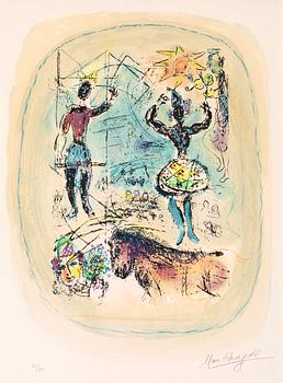 379. Marc Chagall, "Le cirque a l'étoile".