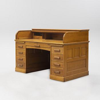 Skrivbord, med jalusi, Åtvidabergs Snickerifabrik, 1900-talets mitt.