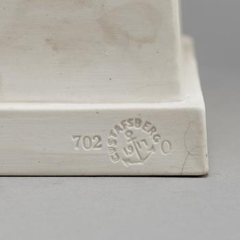 TWO PARIAN FIGURES, Gustavsberg 1911 and 1924.