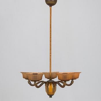 Paavo Tynell, a 1930's '1383/5' chandelier for Taito.