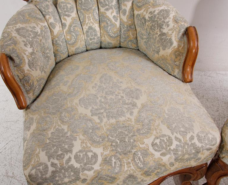 STOLAR, ett par, nyrokoko, sent 1800-tal.