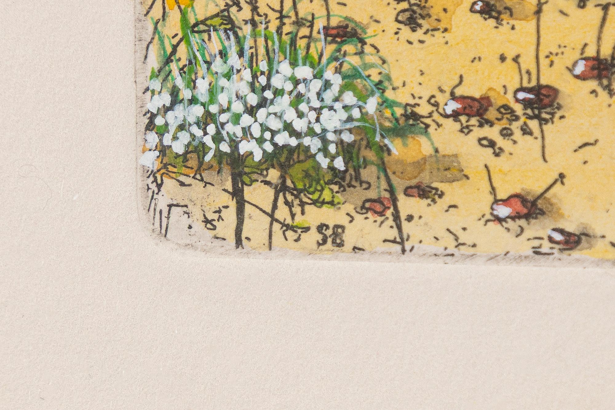 Sten Eklund, "Översiktsbild av den ditintills rådande vegetationstypen" Ur "Kullahusets hemlighet".