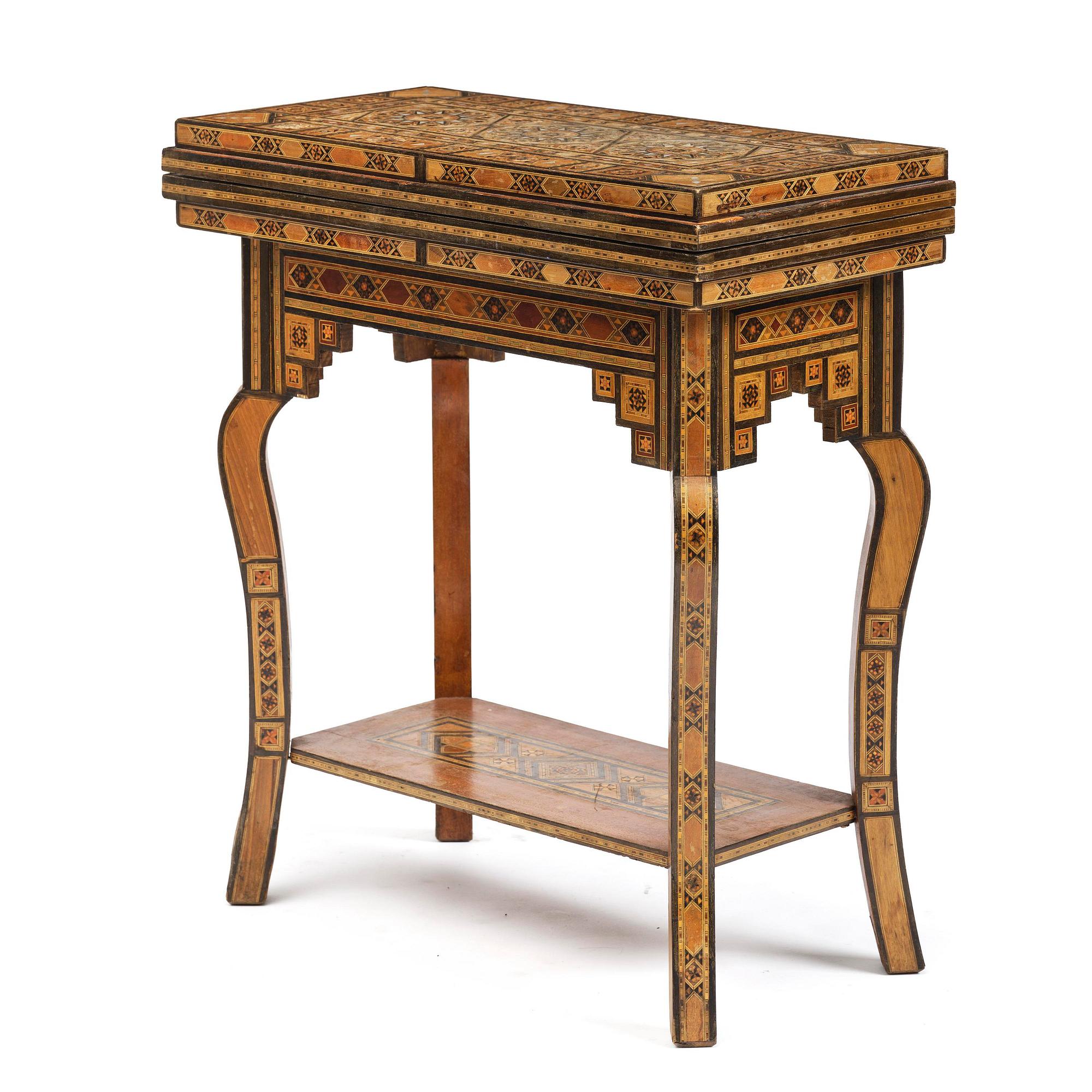 Spelbord, Damaskus Syrien, omkring år 1900.