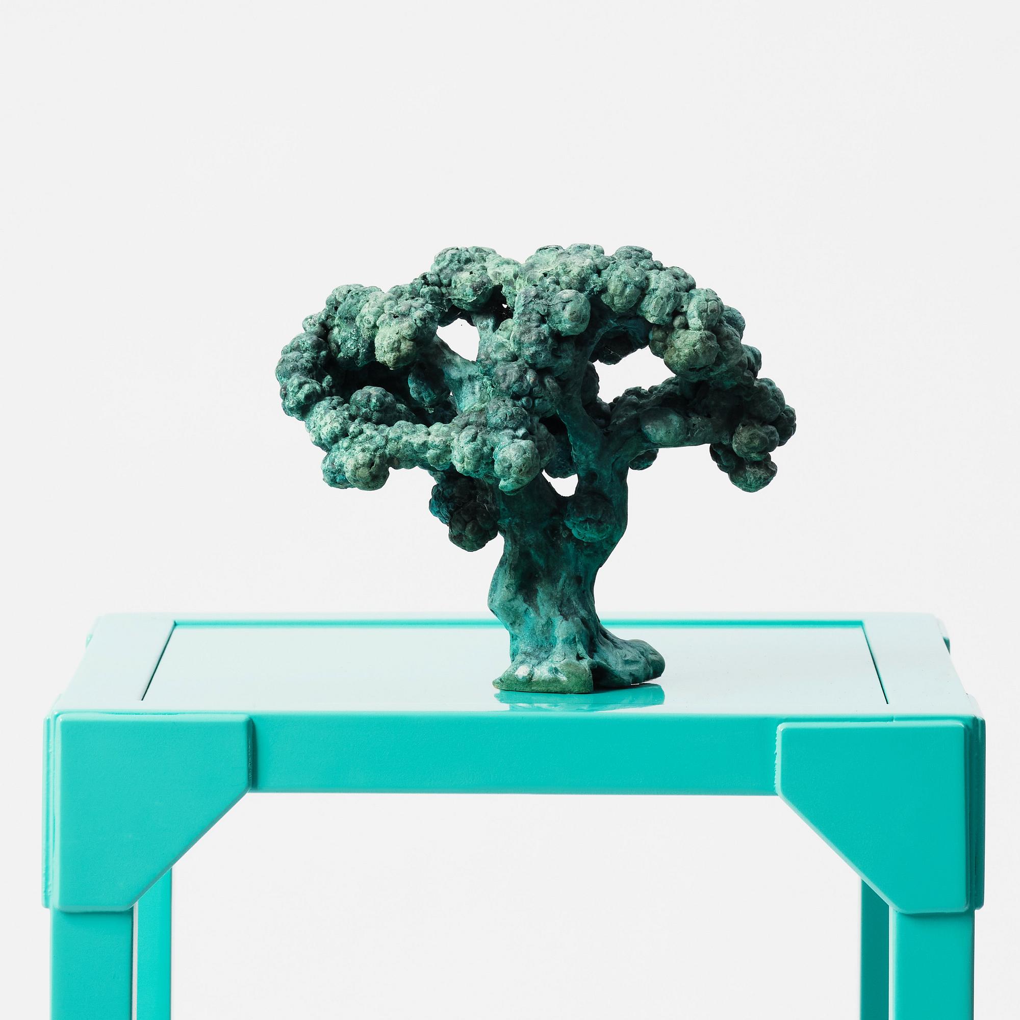 Jörgen Nilsson, skulptur, unik, "Hjortronträdet", Kronans bronsgjuteri Luleå, 2022.