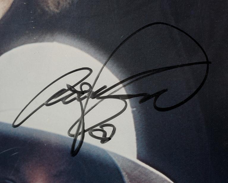 A poster signed by "ABBA".