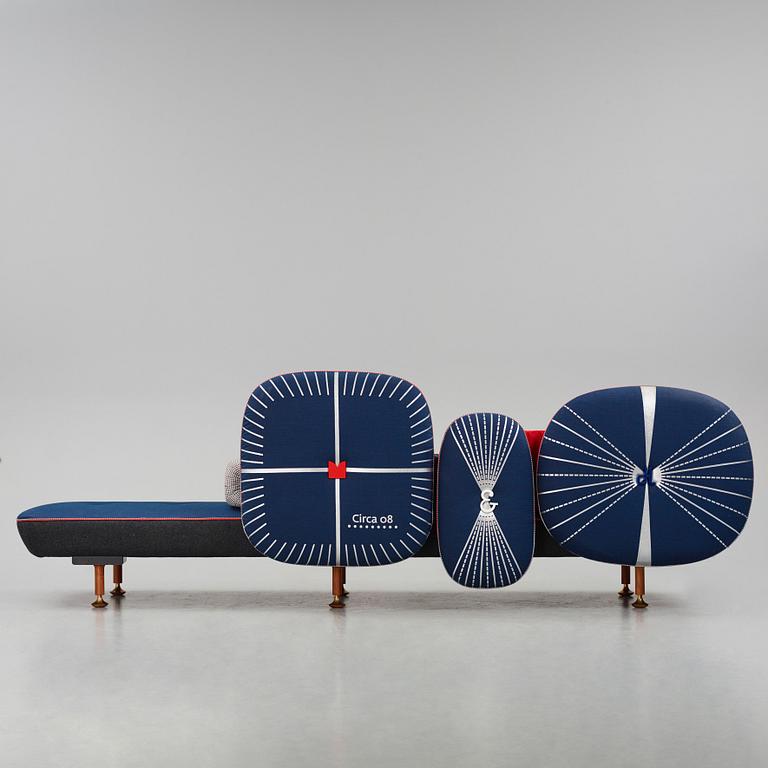 Nipa Doshi & Jonathan Levien, a "My Beautiful Backside" sofa, Moroso, Italy, post 2008.