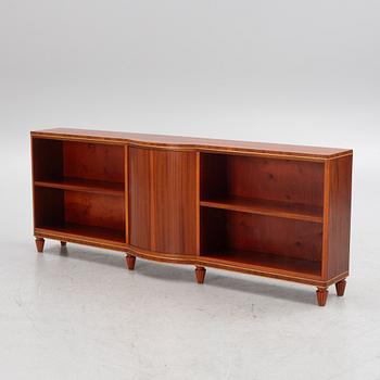 A mahogany book case, mid 20th century.