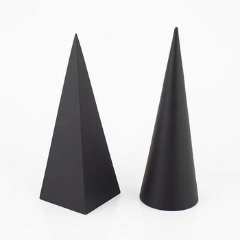 Pinetti, objects / sculptures, 2 pcs, Italy 1980s.