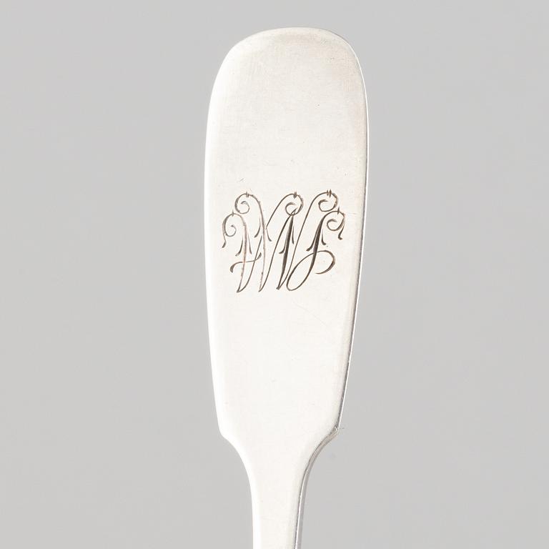 Teaspoons, 6 pcs, silver, Germany, early 20th Century.