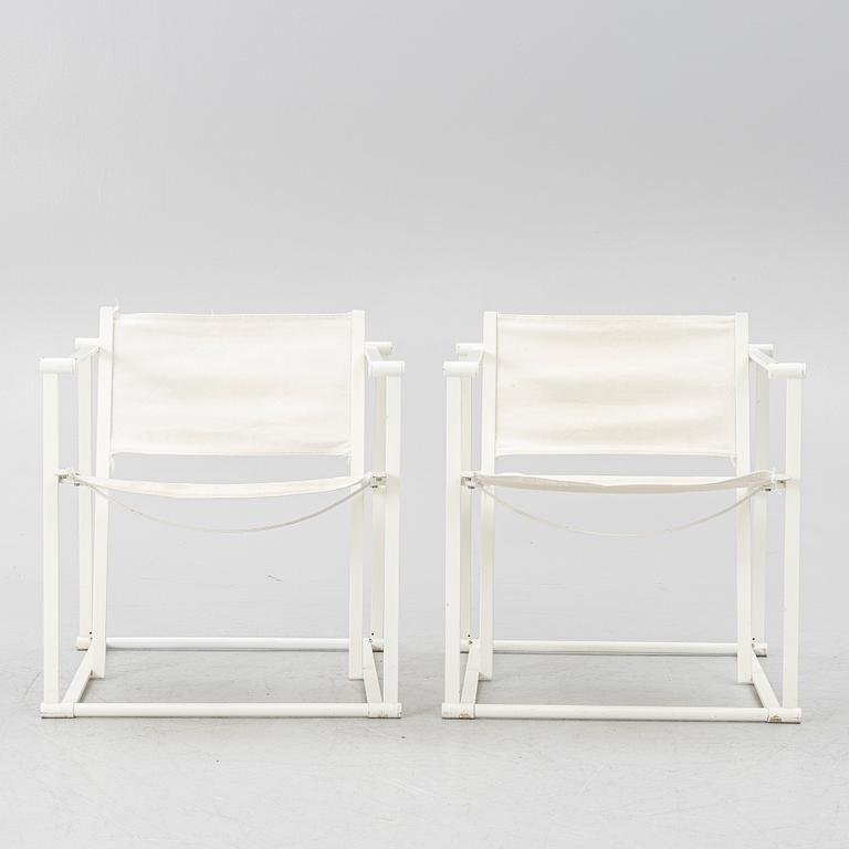 A pair of arm chairs "Cubus", Radboud van Beekum.