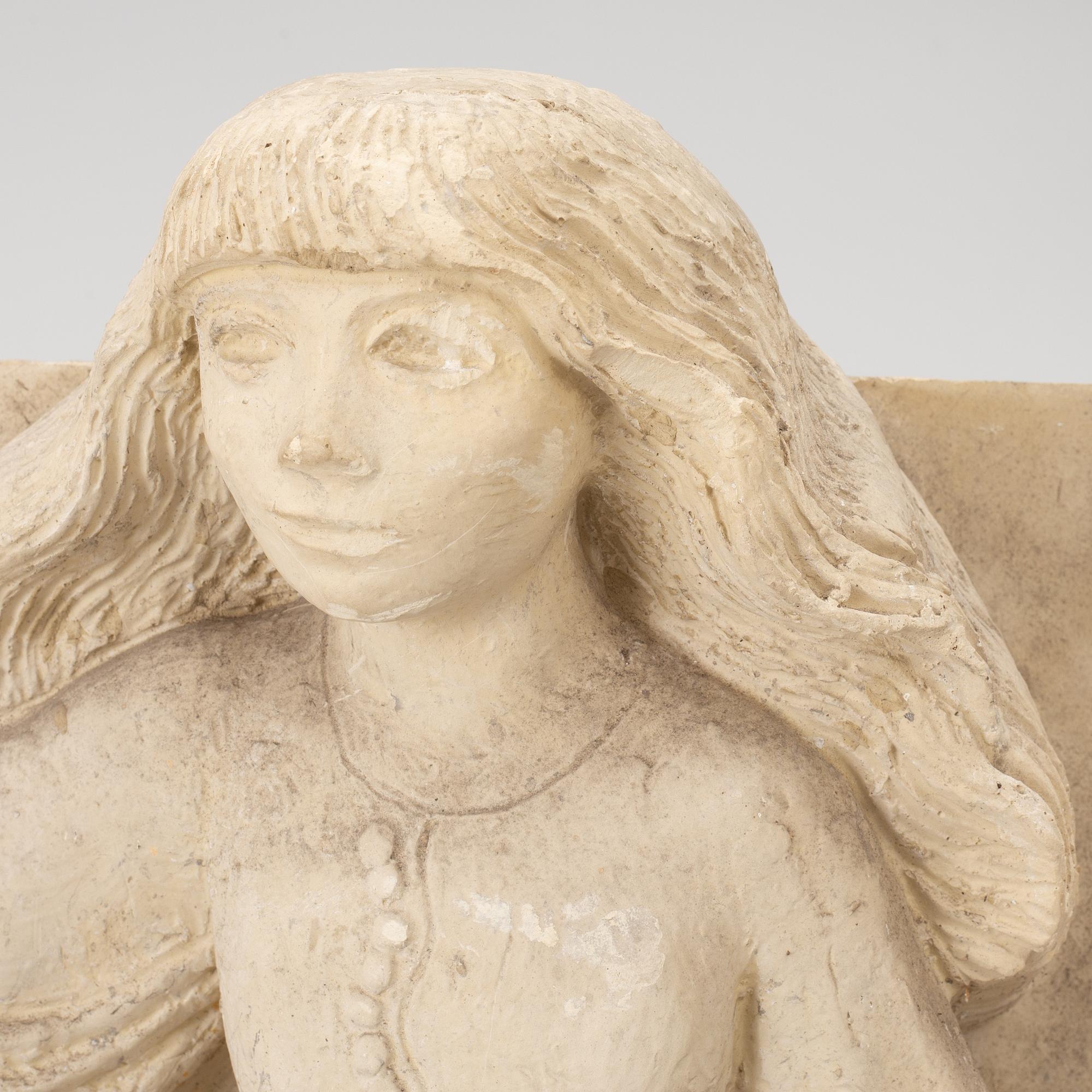 Stig Blomberg, relief, gipsförlaga till M/S Stockholm (1941).