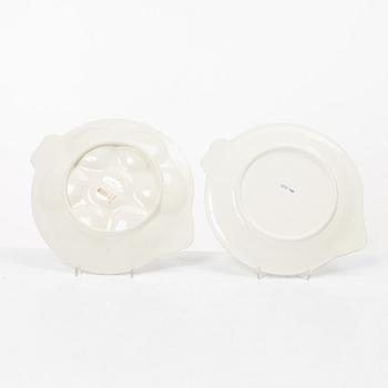 Fiskservis, 33 delar, flintgods, Waechtersbach, Tyskland, 1900-talets första hälft.