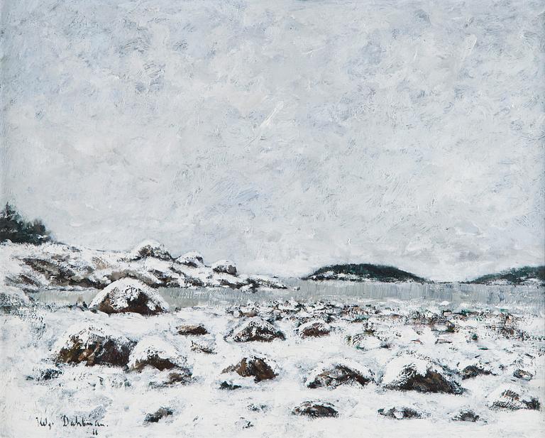 Helge Dahlman, Winter Landscape.