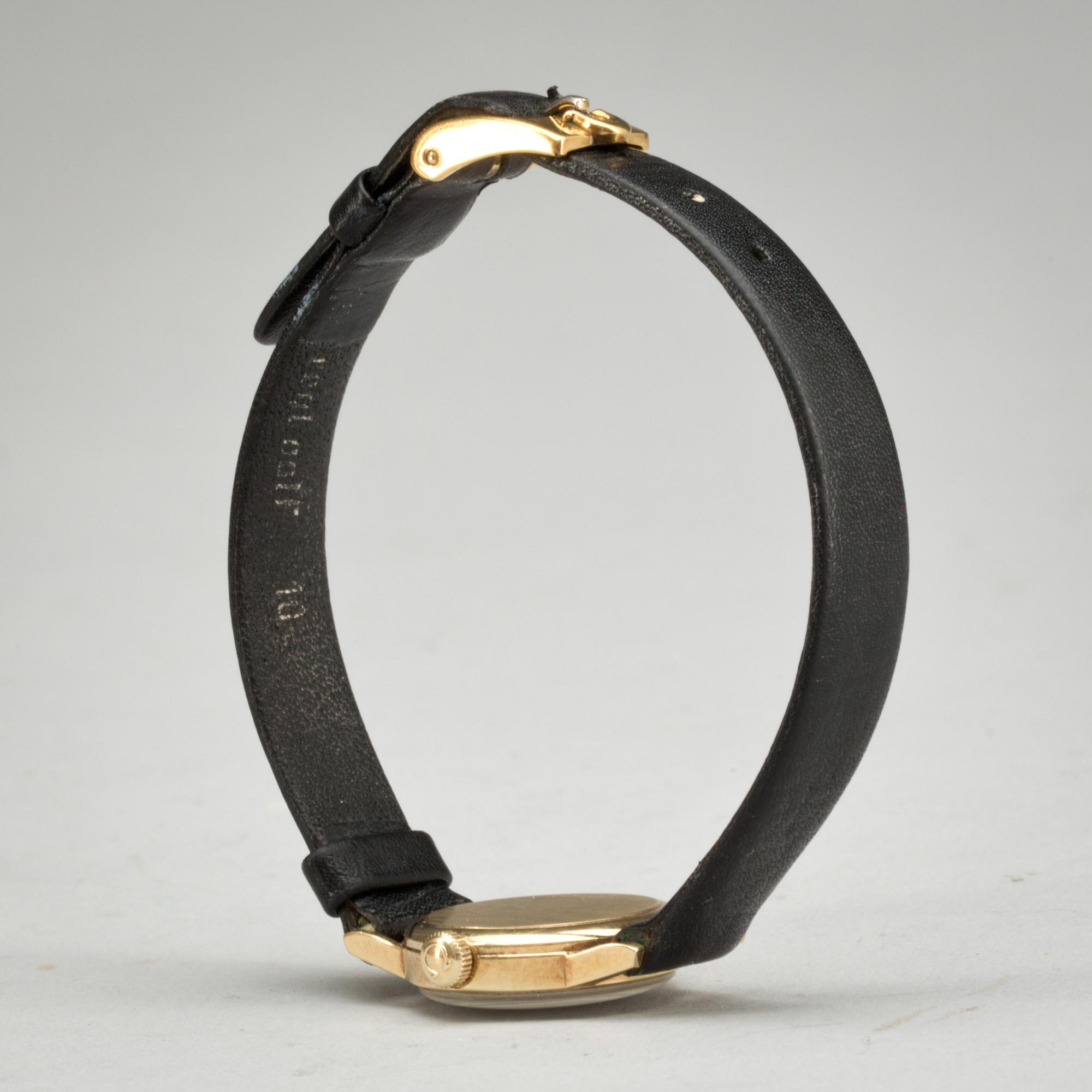 ARMBANDSUR, 14 k guld, Omega.