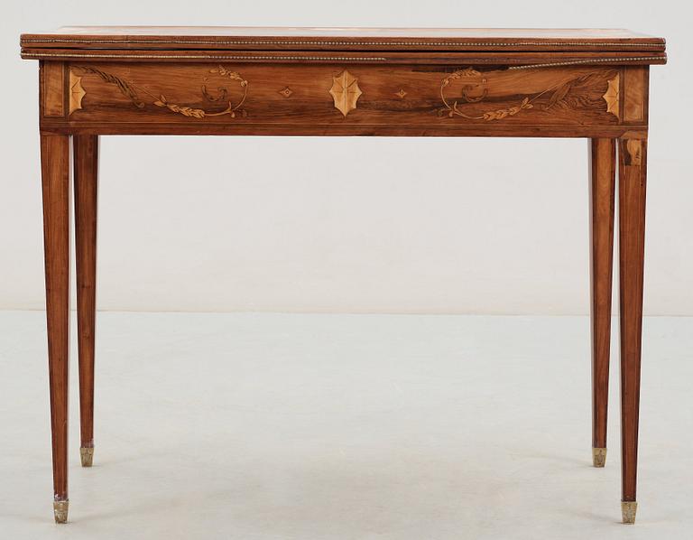 SPELBORD. Ryssland, 1780-tal, troligen gjord i St Petersburg i Christian Meyers verkstad.